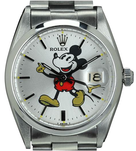 rolex limited edition disney|rolex mickey mouse watch price.